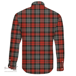 Scottish MacLachlan Weathered Clan Tartan Long Sleeve Button Shirt - Crest Classic Scottish Plaid Tartan Plaid