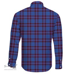Scottish Elliot Modern Clan Tartan Long Sleeve Button Shirt - Crest Classic Scottish Plaid Tartan Plaid