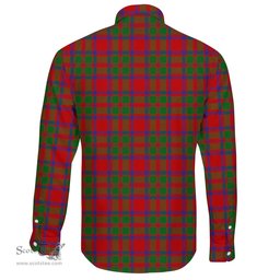 Scottish MacKintosh Modern Clan Tartan Long Sleeve Button Shirt - Crest Classic Scottish Plaid Tartan Plaid