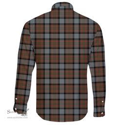 Scottish MacLaren Weathered Clan Tartan Long Sleeve Button Shirt - Crest Classic Scottish Plaid Tartan Plaid