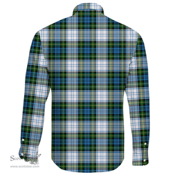 Scottish Campbell Dress Ancient Clan Tartan Long Sleeve Button Shirt - Crest Classic Scottish Plaid Tartan Plaid
