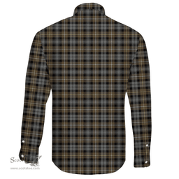 Scottish Campbell Argyll Weathered Clan Tartan Long Sleeve Button Shirt - Crest Classic Scottish Plaid Tartan Plaid
