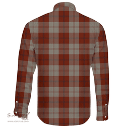 Scottish Davidson Dress Dancers Clan Tartan Long Sleeve Button Shirt - Crest Classic Scottish Plaid Tartan Plaid