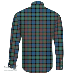 Scottish MacDonnell of Glengarry Ancient Clan Tartan Long Sleeve Button Shirt - Crest Classic Scottish Plaid Tartan Plaid