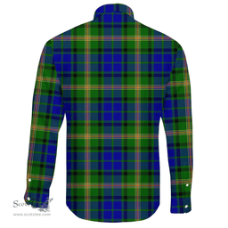 Scottish Maitland Clan Tartan Long Sleeve Button Shirt - Crest Classic Scottish Plaid Tartan Plaid