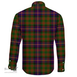 Scottish Cochrane Modern Clan Tartan Long Sleeve Button Shirt - Crest Classic Scottish Plaid Tartan Plaid