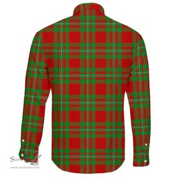 Scottish MacGregor Modern Clan Tartan Long Sleeve Button Shirt - Crest Classic Scottish Plaid Tartan Plaid
