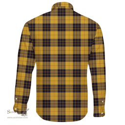 Scottish MacLeod of Lewis Ancient Clan Tartan Long Sleeve Button Shirt - Crest Classic Scottish Plaid Tartan Plaid