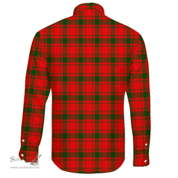 Scottish MacQuarrie Modern Clan Tartan Long Sleeve Button Shirt - Crest Classic Scottish Plaid Tartan Plaid