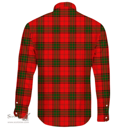 Scottish Maxwell Modern Clan Tartan Long Sleeve Button Shirt - Crest Classic Scottish Plaid Tartan Plaid