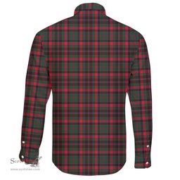 Scottish Cumming Hunting Modern Clan Tartan Long Sleeve Button Shirt - Crest Classic Scottish Plaid Tartan Plaid