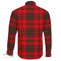 Scottish MacDougall Modern Clan Tartan Long Sleeve Button Shirt - Crest Classic Scottish Plaid Tartan Plaid
