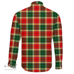 Scottish Gibbs Clan Tartan Long Sleeve Button Shirt - Crest Classic Scottish Plaid Tartan Plaid