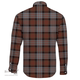Scottish Cameron of Erracht Weathered Clan Tartan Long Sleeve Button Shirt - Crest Classic Scottish Plaid Tartan Plaid