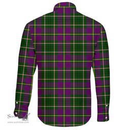 Scottish Tailyour Weathered Clan Tartan Long Sleeve Button Shirt - Crest Classic Scottish Plaid Tartan Plaid