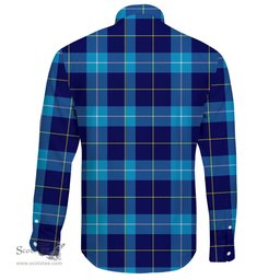 Scottish McKerrell Clan Tartan Long Sleeve Button Shirt - Crest Classic Scottish Plaid Tartan Plaid