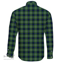 Scottish Tweedside District Clan Tartan Long Sleeve Button Shirt - Crest Classic Scottish Plaid Tartan Plaid