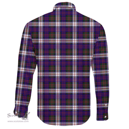 Scottish MacDonald Dress Modern Clan Tartan Long Sleeve Button Shirt - Crest Classic Scottish Plaid Tartan Plaid