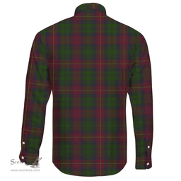 Scottish Cairns Clan Tartan Long Sleeve Button Shirt - Crest Classic Scottish Plaid Tartan Plaid