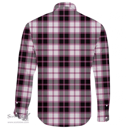 Scottish MacPherson Hunting Modern Clan Tartan Long Sleeve Button Shirt - Crest Classic Scottish Plaid Tartan Plaid