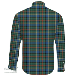 Scottish Ogilvie Hunting Modern Clan Tartan Long Sleeve Button Shirt - Crest Classic Scottish Plaid Tartan Plaid