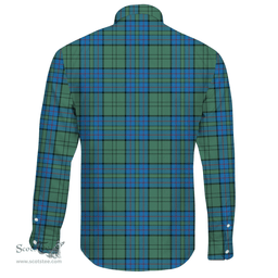 Scottish Lockhart Modern Clan Tartan Long Sleeve Button Shirt - Crest Classic Scottish Plaid Tartan Plaid