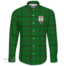 Scottish Don (Tribe-of-Mar) Clan Tartan Long Sleeve Button Shirt - Crest Classic Scottish Plaid Tartan Plaid