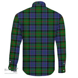 Scottish Paterson Clan Tartan Long Sleeve Button Shirt - Crest Classic Scottish Plaid Tartan Plaid