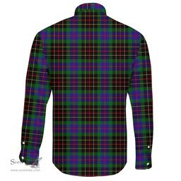 Scottish Brodie Hunting Modern Clan Tartan Long Sleeve Button Shirt - Crest Classic Scottish Plaid Tartan Plaid