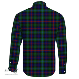 Scottish Campbell of Cawdor Modern Clan Tartan Long Sleeve Button Shirt - Crest Classic Scottish Plaid Tartan Plaid