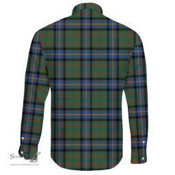 Scottish Cochrane Ancient Clan Tartan Long Sleeve Button Shirt - Crest Classic Scottish Plaid Tartan Plaid