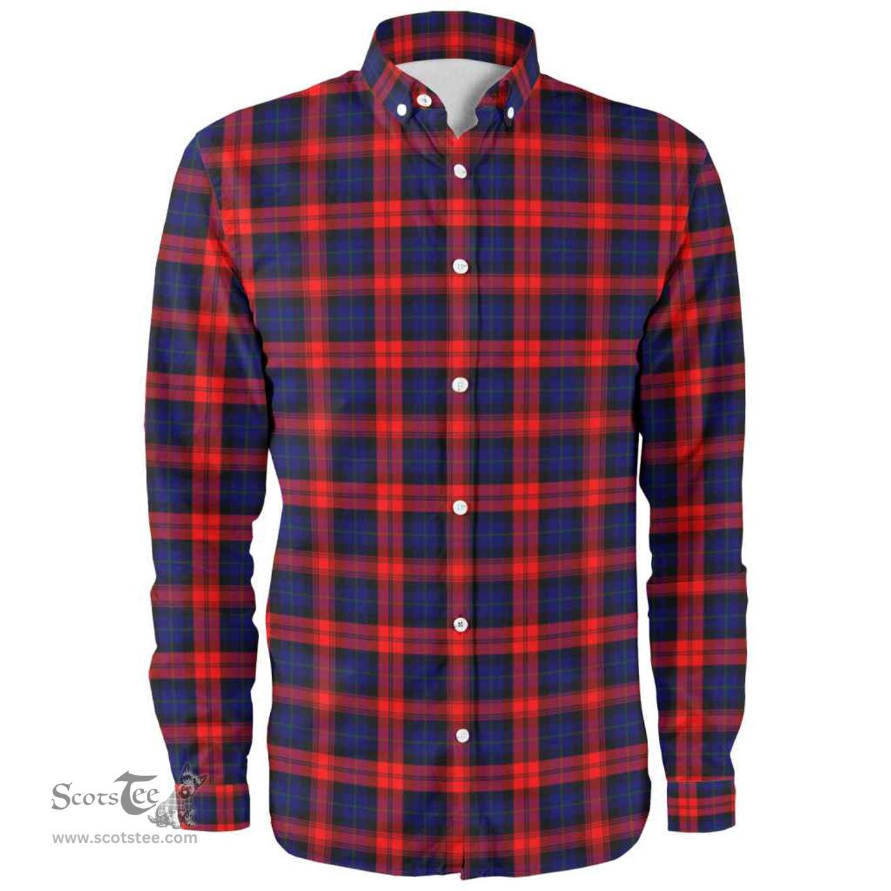 Scottish MacLachlan Modern Clan Tartan Long Sleeve Shirt, Tartan Plaid Shirt Scottish Plaid Tartan Plaid - ScotsTee - scotstee.com