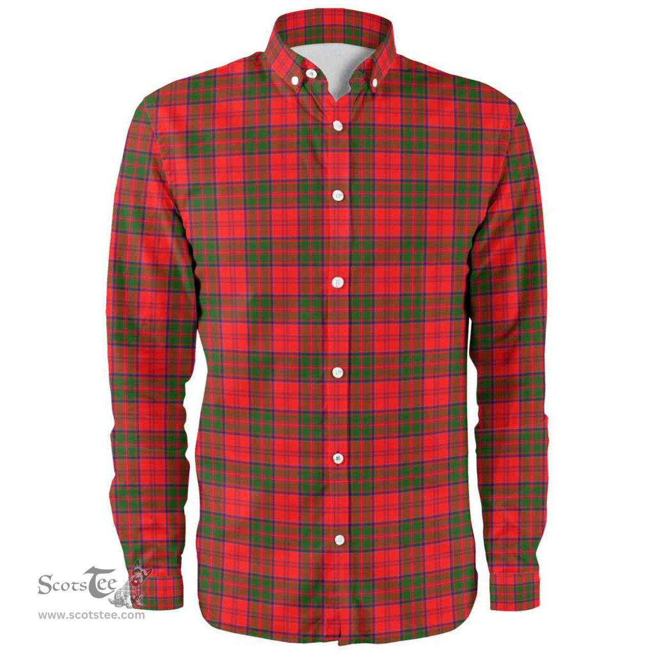Scottish Grant Modern Clan Tartan Long Sleeve Shirt, Tartan Plaid Shirt Scottish Plaid Tartan Plaid - ScotsTee - scotstee.com