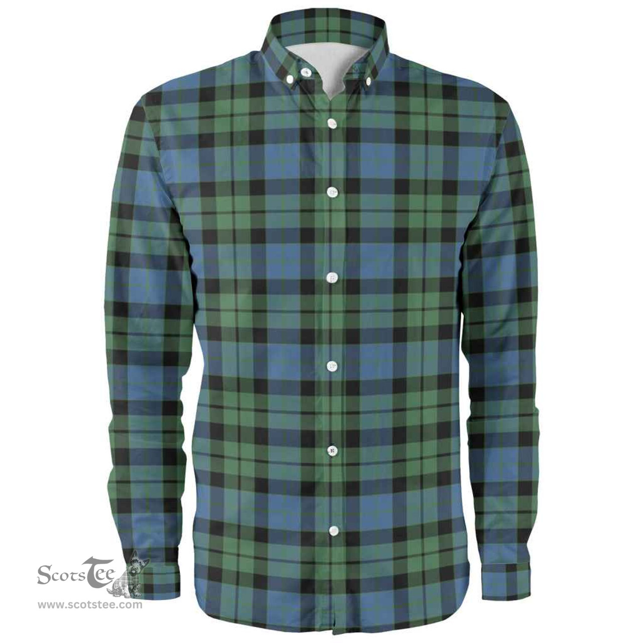 Scottish MacKay Ancient Clan Tartan Long Sleeve Shirt, Tartan Plaid Shirt Scottish Plaid Tartan Plaid - ScotsTee - scotstee.com