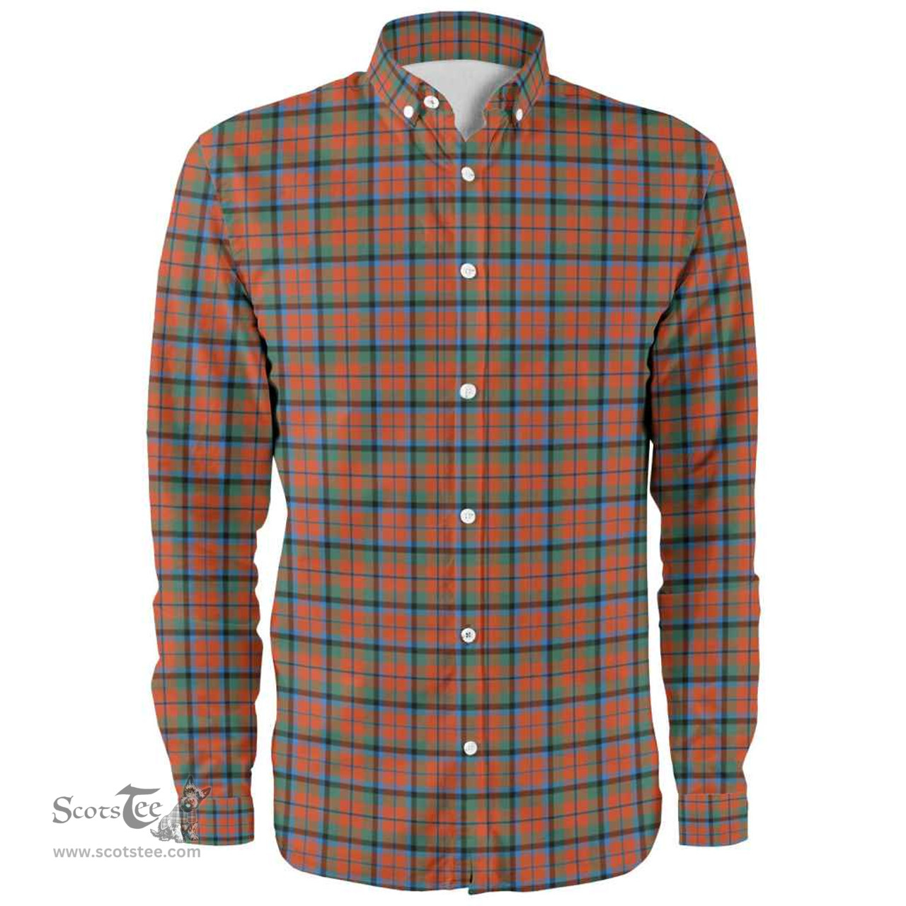 Scottish MacNaughton Ancient Clan Tartan Long Sleeve Shirt, Tartan Plaid Shirt Scottish Plaid Tartan Plaid - ScotsTee - scotstee.com