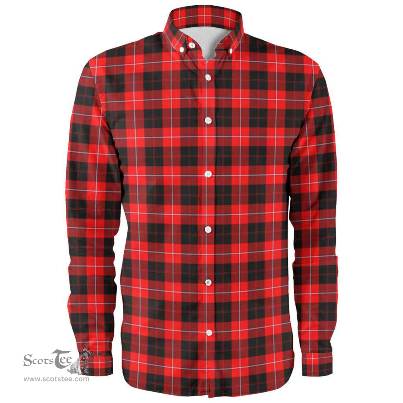 Scottish Cunningham Modern Clan Tartan Long Sleeve Shirt, Tartan Plaid Shirt Scottish Plaid Tartan Plaid - ScotsTee - scotstee.com