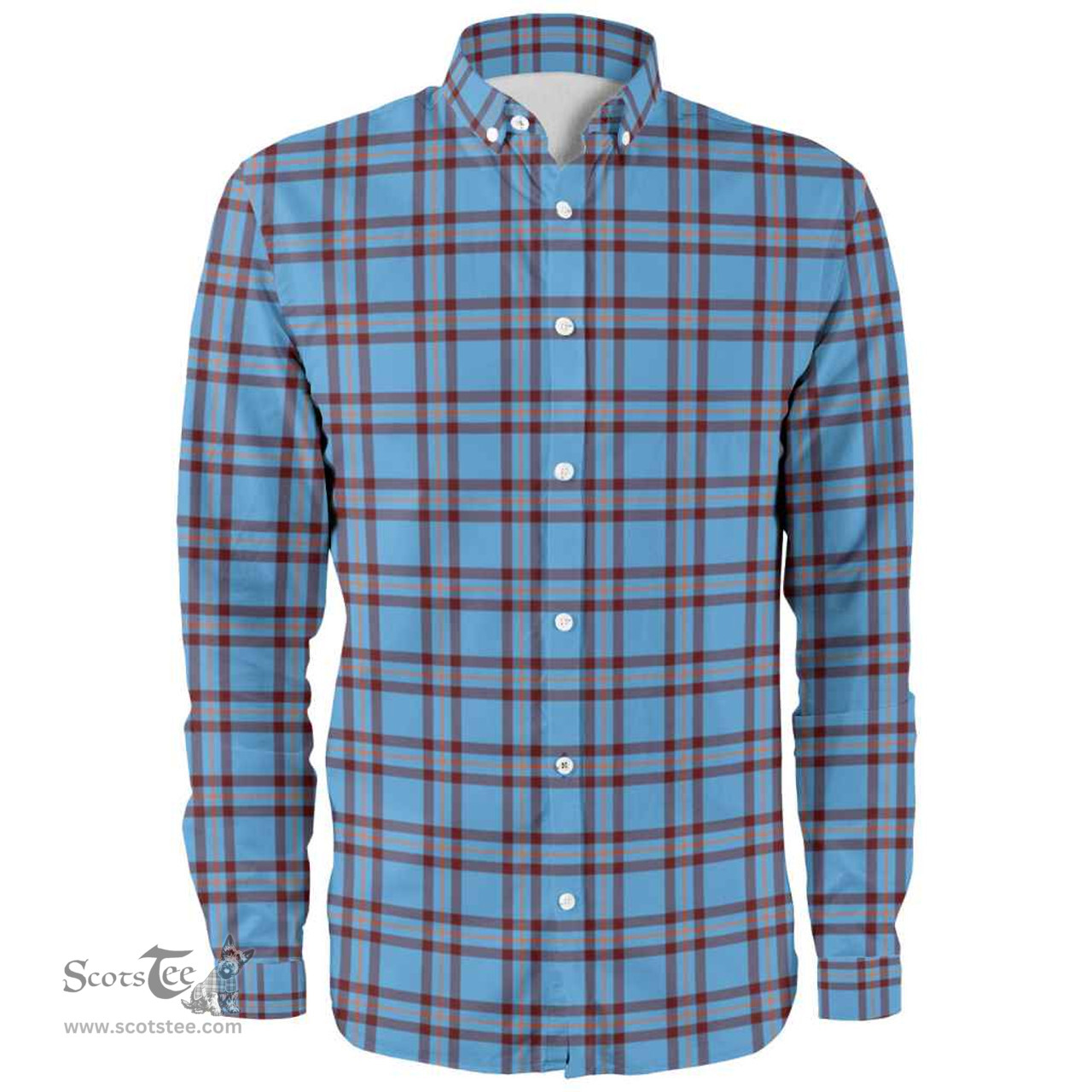 Scottish Elliot Ancient Clan Tartan Long Sleeve Shirt, Tartan Plaid Shirt Scottish Plaid Tartan Plaid - ScotsTee - scotstee.com