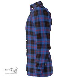 Scottish Angus Modern Clan Tartan Long Sleeve Shirt, Tartan Plaid Shirt Scottish Plaid Tartan Plaid - ScotsTee - scotstee.com