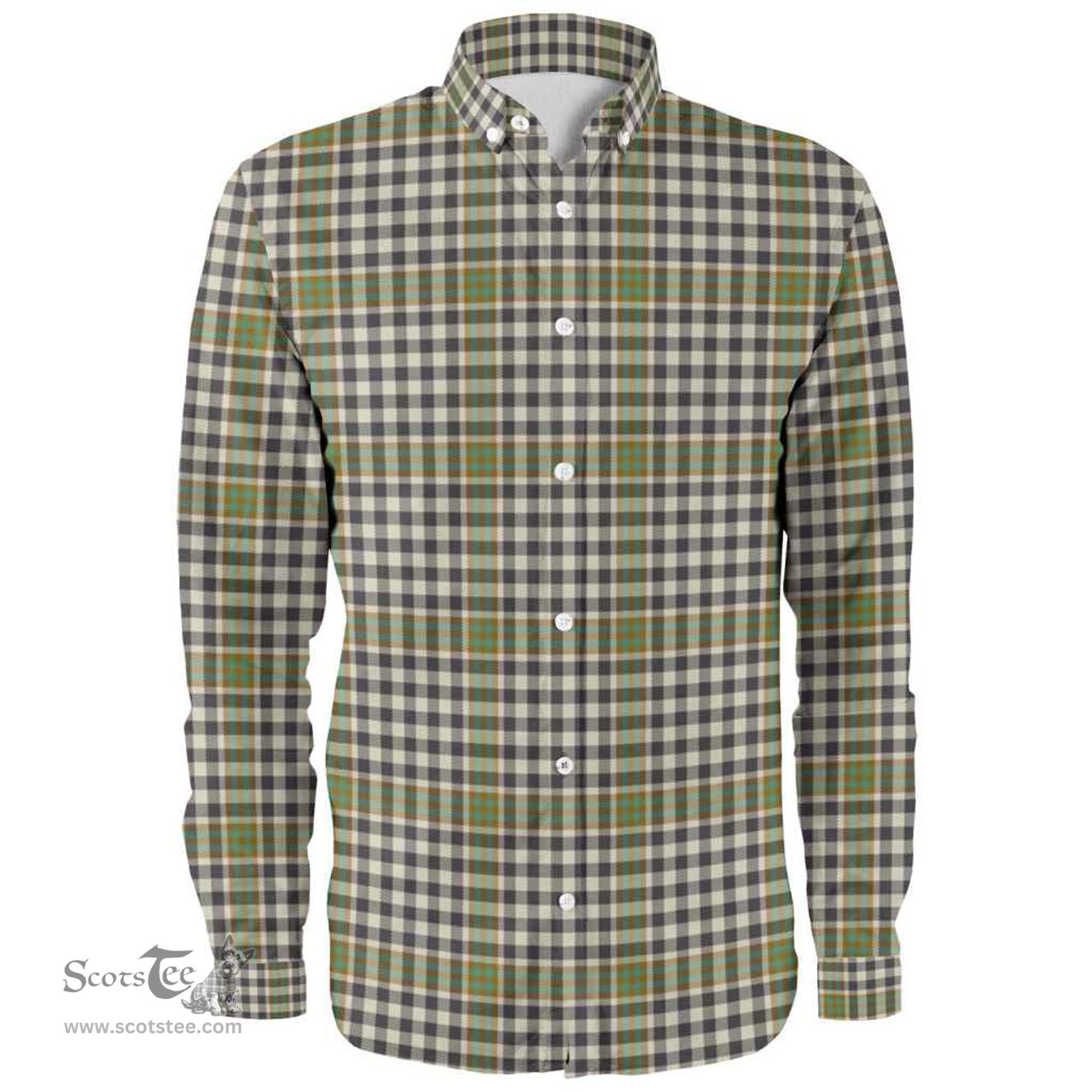 Scottish Burns Check Clan Tartan Long Sleeve Shirt, Tartan Plaid Shirt Scottish Plaid Tartan Plaid - ScotsTee - scotstee.com