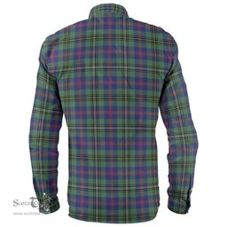 Scottish Wood Modern Clan Tartan Long Sleeve Shirt, Tartan Plaid Shirt Scottish Plaid Tartan Plaid - ScotsTee - scotstee.com