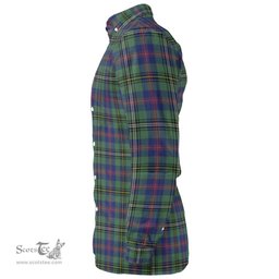 Scottish Wood Modern Clan Tartan Long Sleeve Shirt, Tartan Plaid Shirt Scottish Plaid Tartan Plaid - ScotsTee - scotstee.com