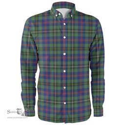 Scottish Wood Modern Clan Tartan Long Sleeve Shirt, Tartan Plaid Shirt Scottish Plaid Tartan Plaid - ScotsTee - scotstee.com