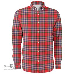 Scottish MacFarlane Modern Clan Tartan Long Sleeve Shirt, Tartan Plaid Shirt Scottish Plaid Tartan Plaid - ScotsTee - scotstee.com