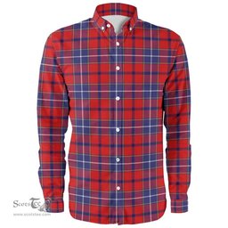 Scottish Wishart Dress Clan Tartan Long Sleeve Shirt, Tartan Plaid Shirt Scottish Plaid Tartan Plaid - ScotsTee - scotstee.com