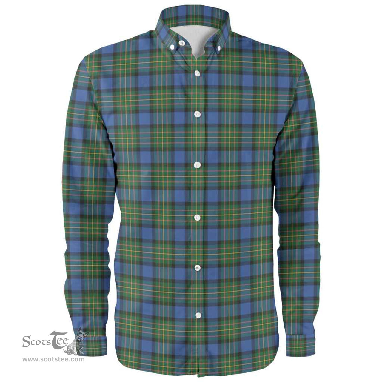Scottish MacLaren Ancient Clan Tartan Long Sleeve Shirt, Tartan Plaid Shirt Scottish Plaid Tartan Plaid - ScotsTee - scotstee.com