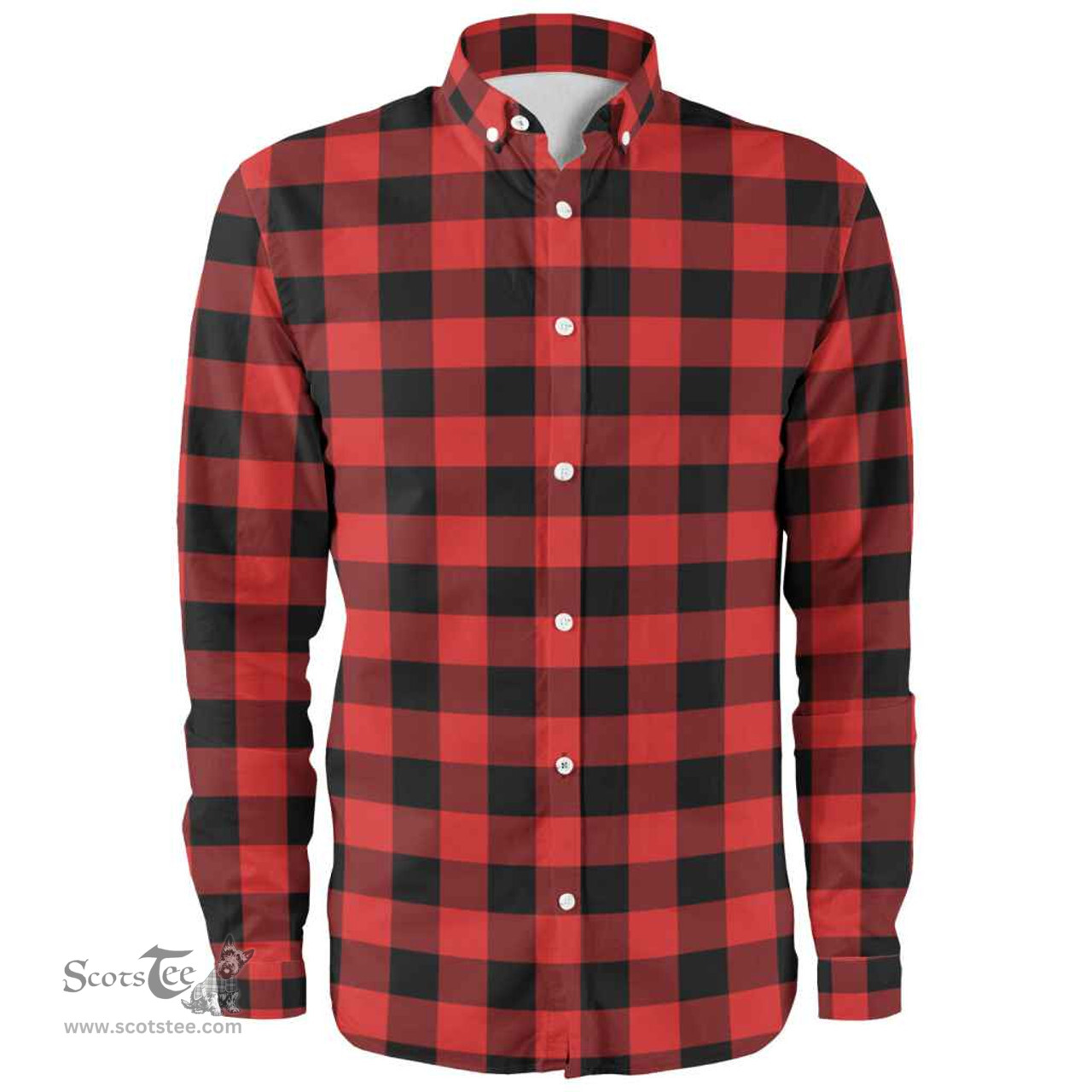 Scottish Rob Roy MacGregor Modern Clan Tartan Long Sleeve Shirt, Tartan Plaid Shirt Scottish Plaid Tartan Plaid - ScotsTee - scotstee.com
