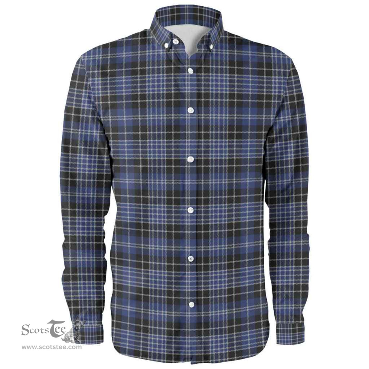 Scottish Clark Modern Clan Tartan Long Sleeve Shirt, Tartan Plaid Shirt Scottish Plaid Tartan Plaid - ScotsTee - scotstee.com