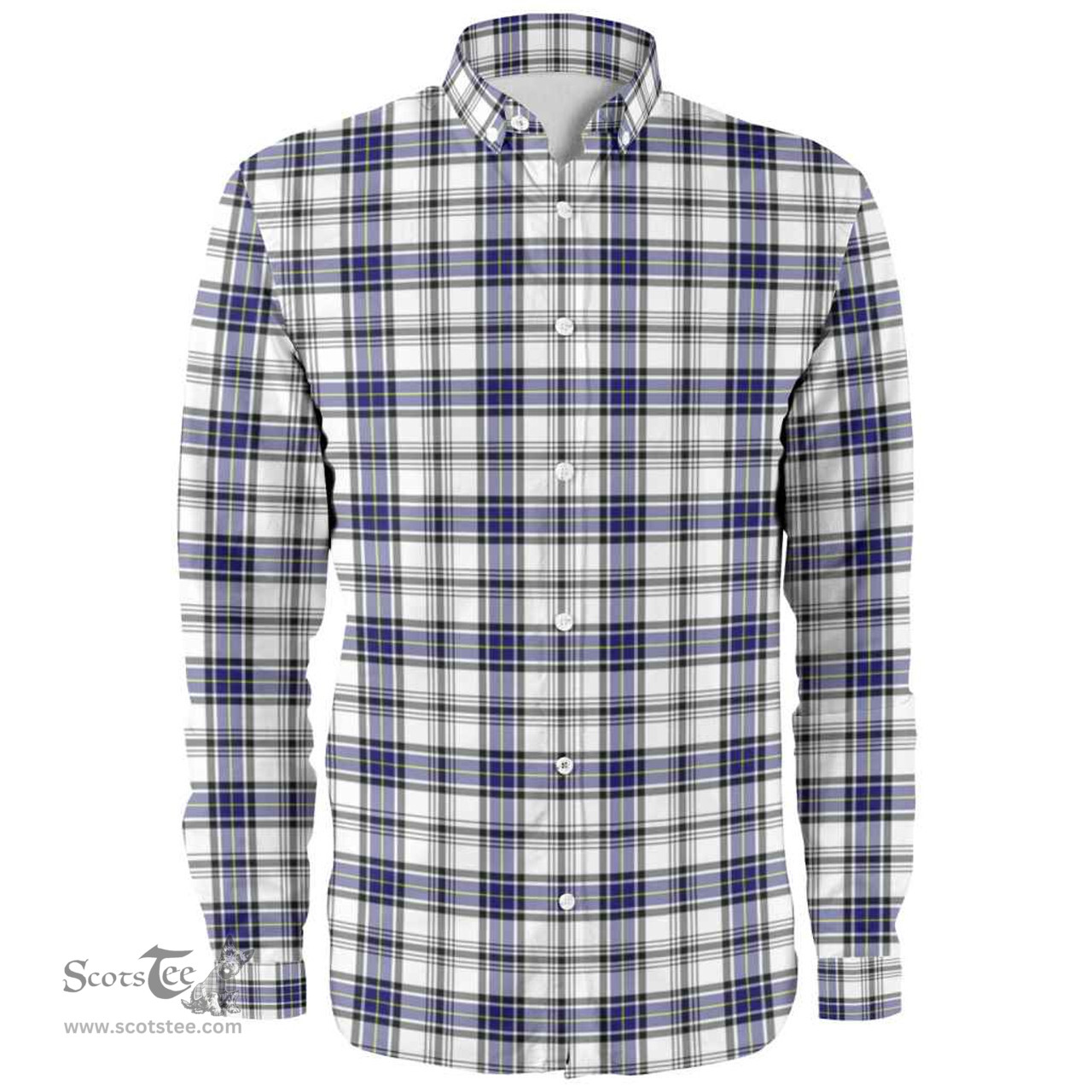 Scottish Hannay Modern Clan Tartan Long Sleeve Shirt, Tartan Plaid Shirt Scottish Plaid Tartan Plaid - ScotsTee - scotstee.com
