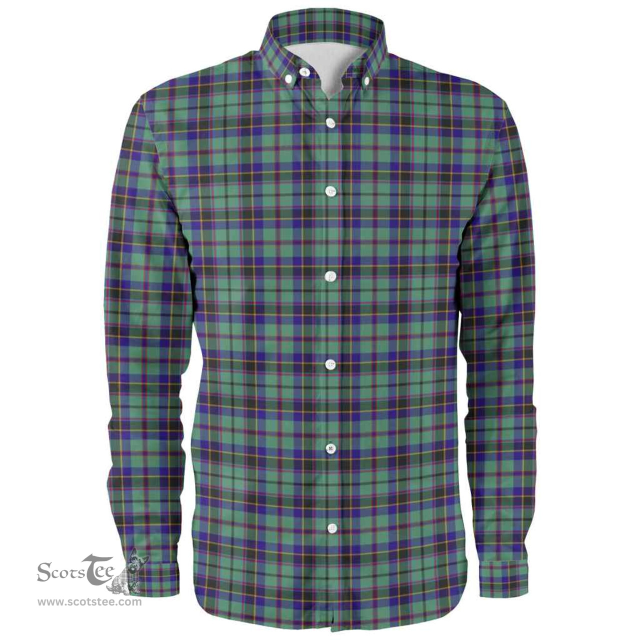 Scottish Stevenson Clan Tartan Long Sleeve Shirt, Tartan Plaid Shirt Scottish Plaid Tartan Plaid - ScotsTee - scotstee.com