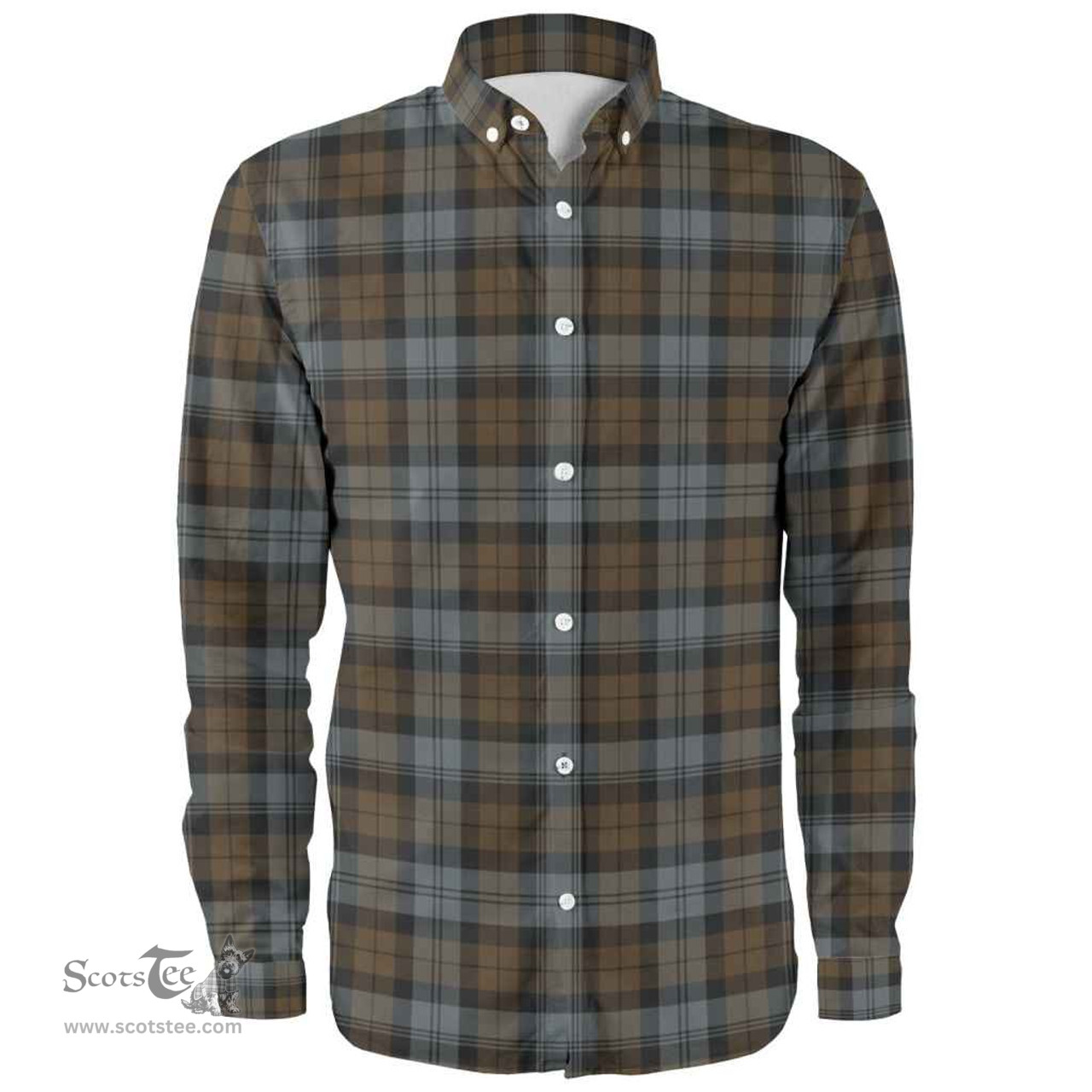Scottish BlackWatch Weathered Clan Tartan Long Sleeve Shirt, Tartan Plaid Shirt Scottish Plaid Tartan Plaid - ScotsTee - scotstee.com